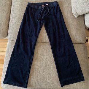 Juicy couture navy velour pants
